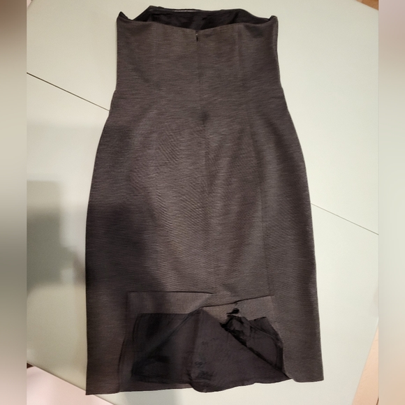 Grey Strapless Dress - Size 10 - Picture 3 of 3
